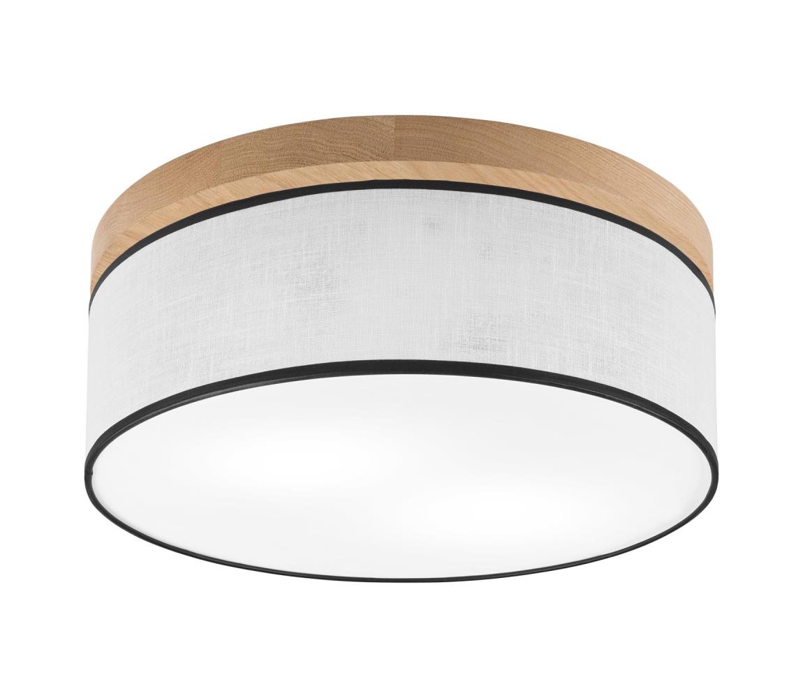 Brilagi - LED Stropní svítidlo BELLADONNA 2xE27/15W/230V pr. 40 cm bílá/dub 8590828609896