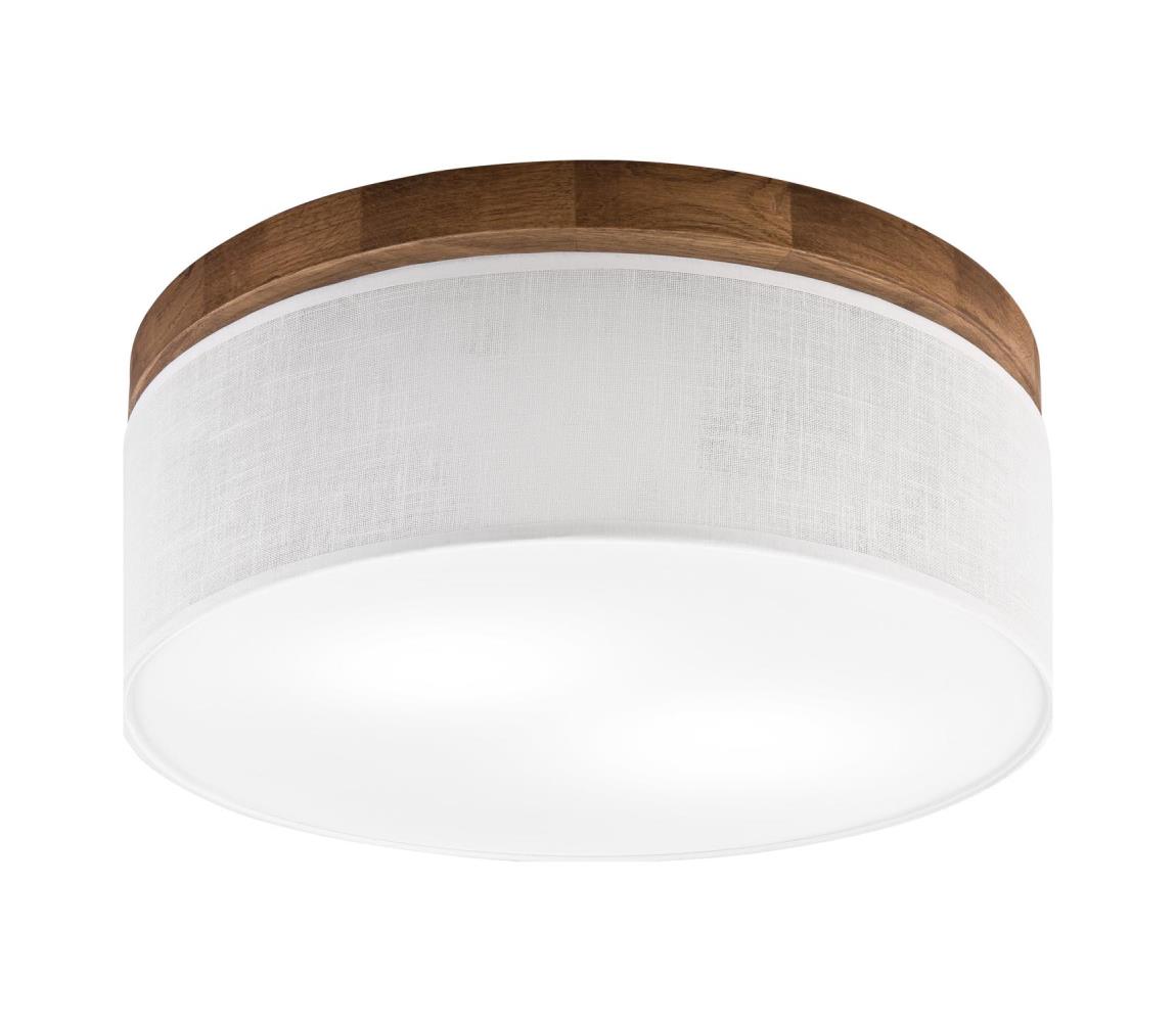 Brilagi - LED Stropní svítidlo BELLADONNA 2xE27/15W/230V pr. 40 cm bílá/dub třešeň 8590828609957