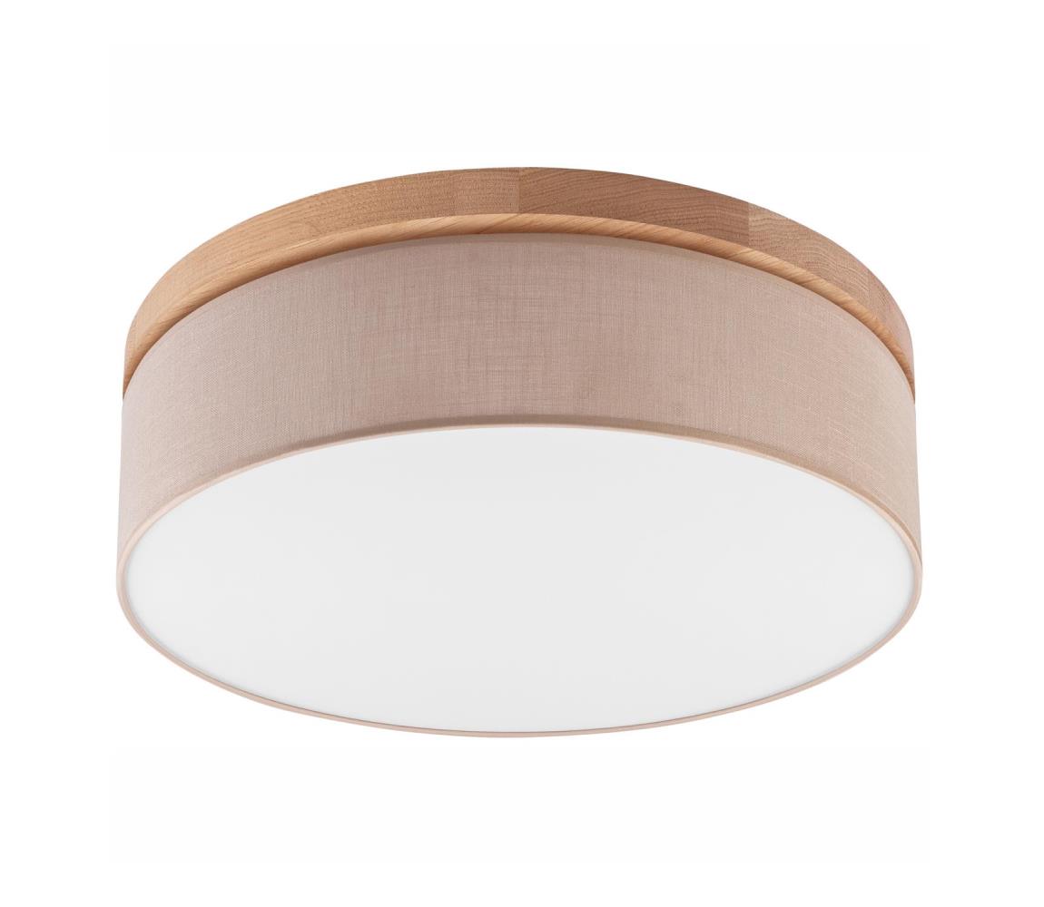 Brilagi - LED Stropní svítidlo BELLADONNA 3xE27/15W/230V pr. 50 cm béžová/dub 0512