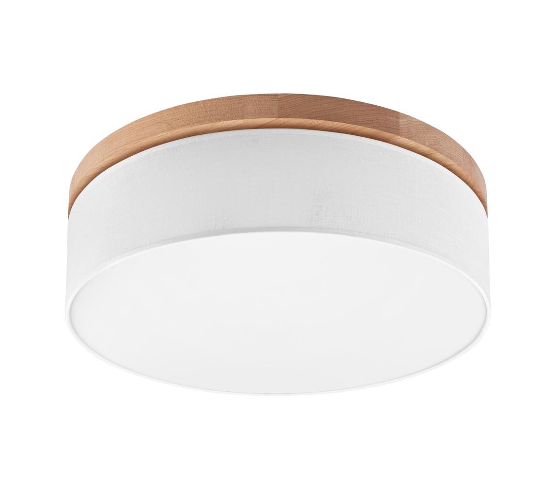 Brilagi - LED Stropní svítidlo BELLADONNA 3xE27/15W/230V pr. 50 cm bílá/dub 0509