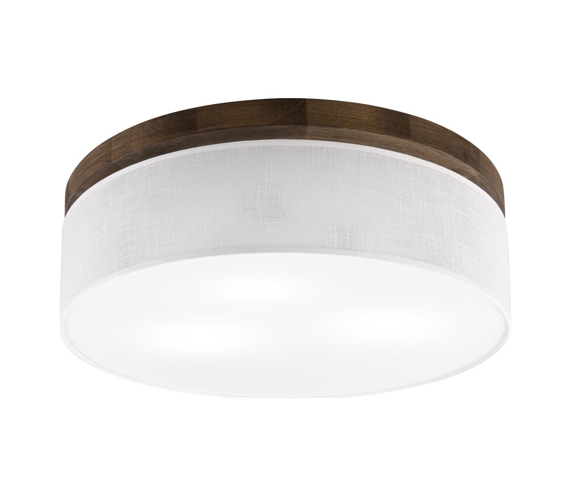 Brilagi - LED Stropní svítidlo BELLADONNA 3xE27/15W/230V pr. 50 cm bílá/dub ořech 8590828609933