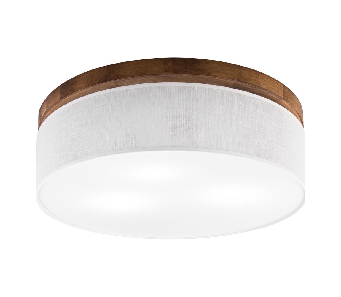 Brilagi - LED Stropní svítidlo BELLADONNA 3xE27/15W/230V pr. 50 cm bílá/dub třešeň 8590828609964