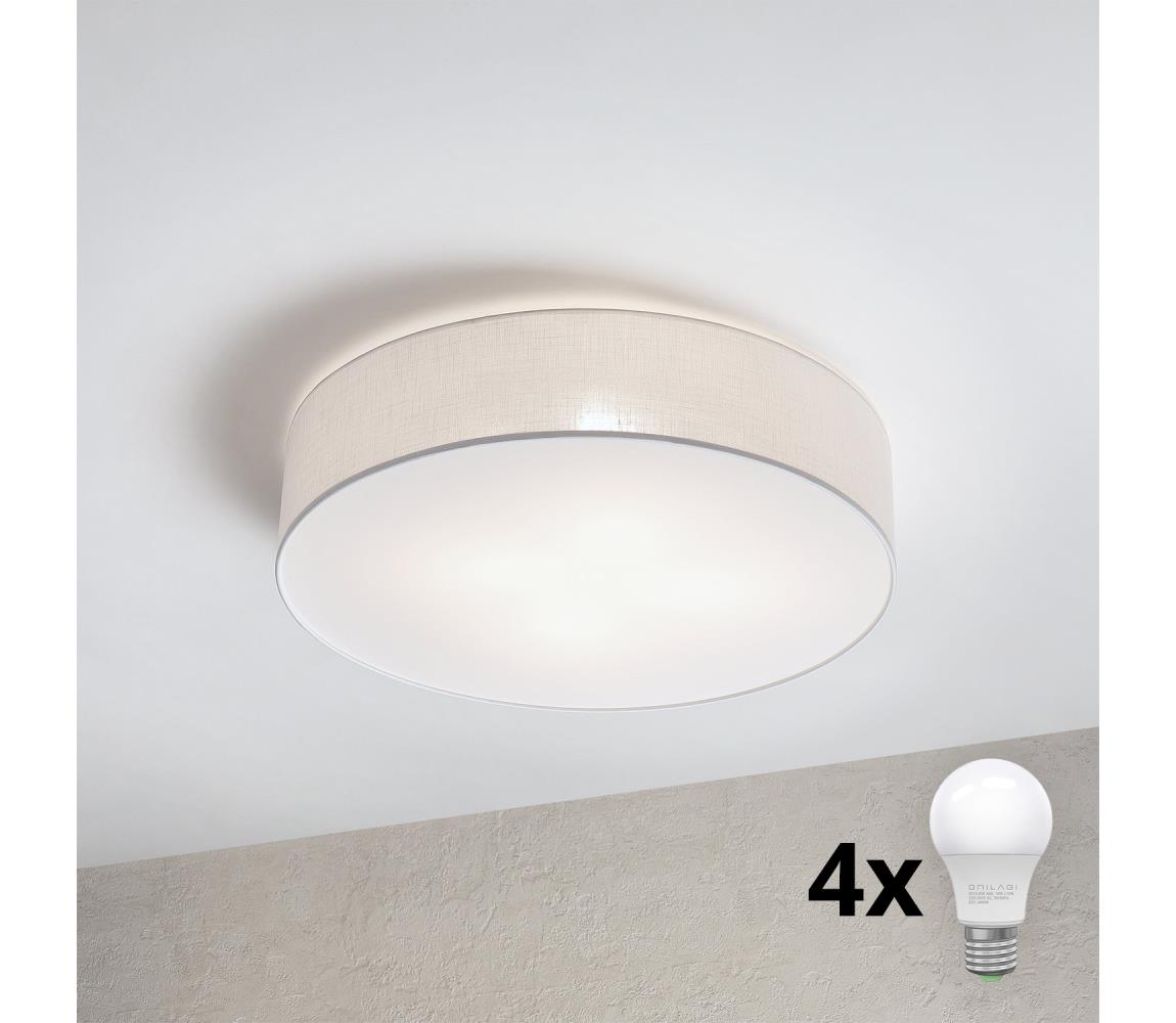 Brilagi - LED Stropní svítidlo SIRIJA 4xE27/60W/230V pr. 60 cm bílá 8590828019466