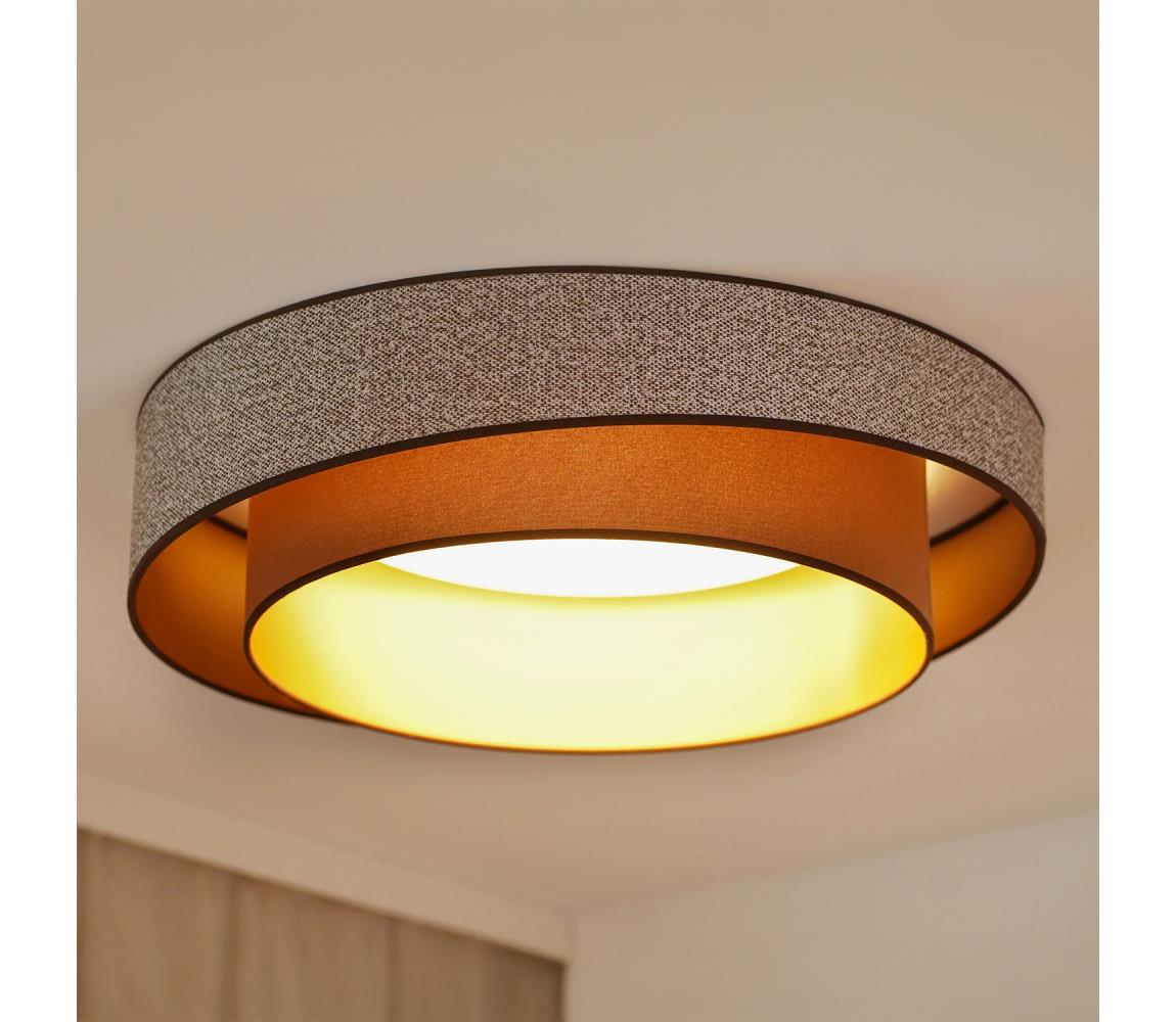 Brilagi - LED Stropní svítidlo VEGAS SHINE LED/24W/230V pr. 60 cm hnědá 608237