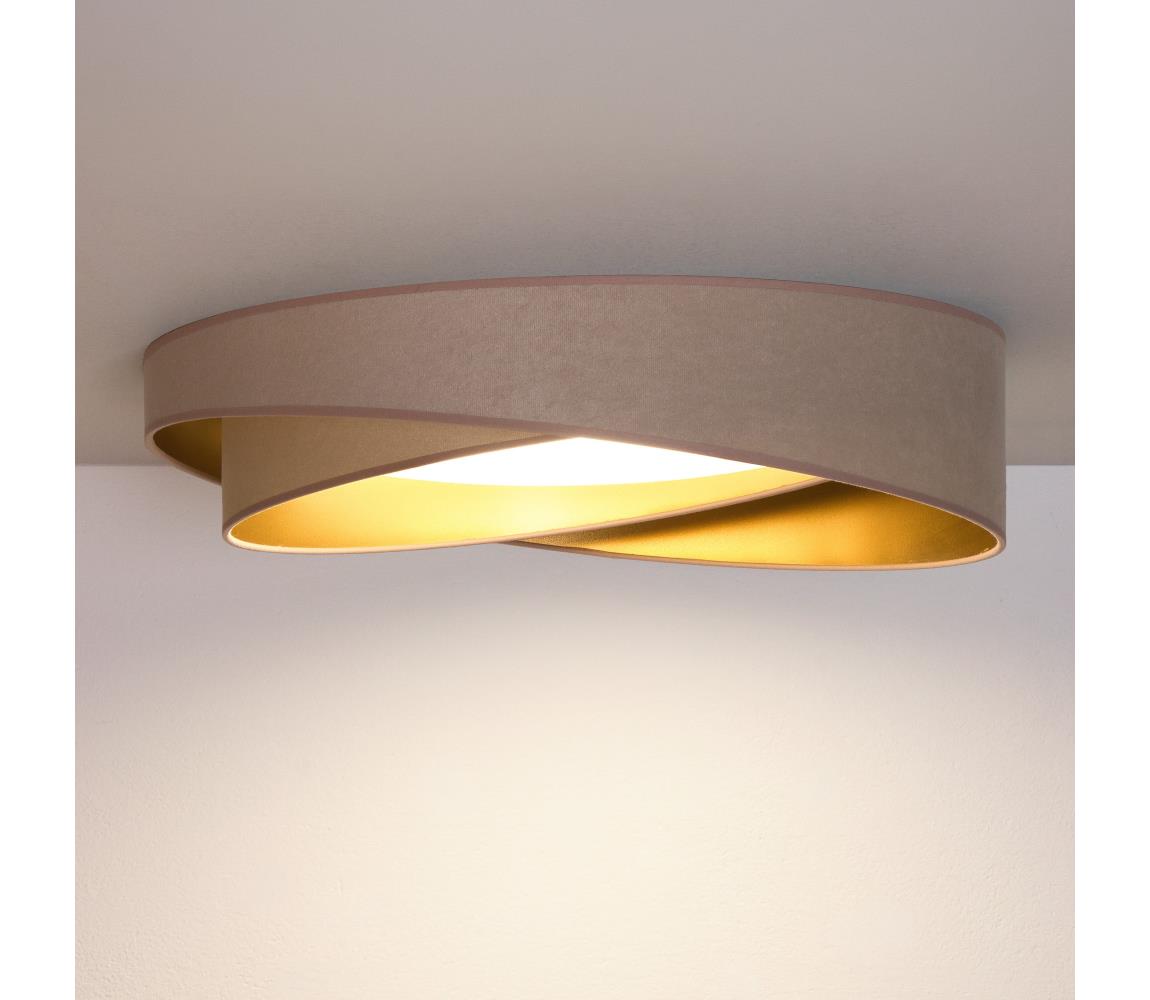 BRILAGI- LED Stropní svítidlo VELVET TWIST LED/24W/230V 4000K pr. 55 cm béž./zl. 8590828043553