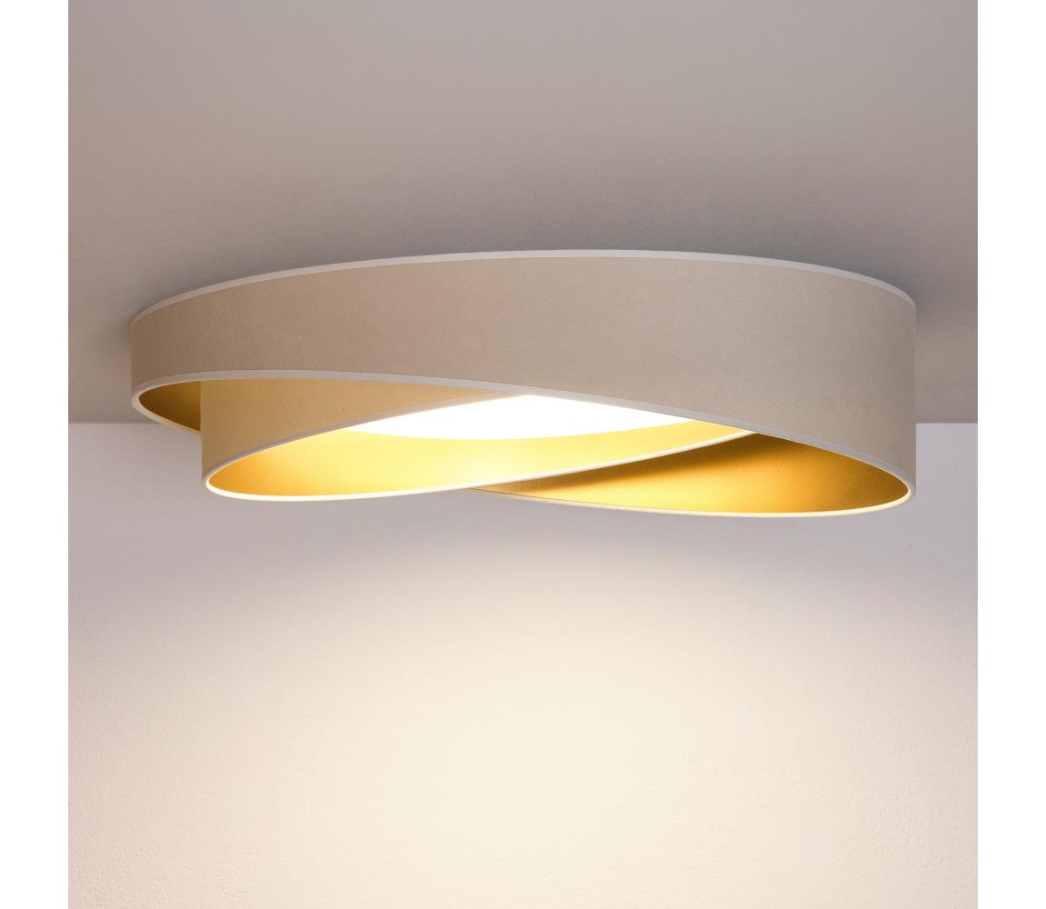 BRILAGI- LED Stropní svítidlo VELVET TWIST LED/24W/230V 4000K pr. 55 cm bílá/zl. 8590828043584