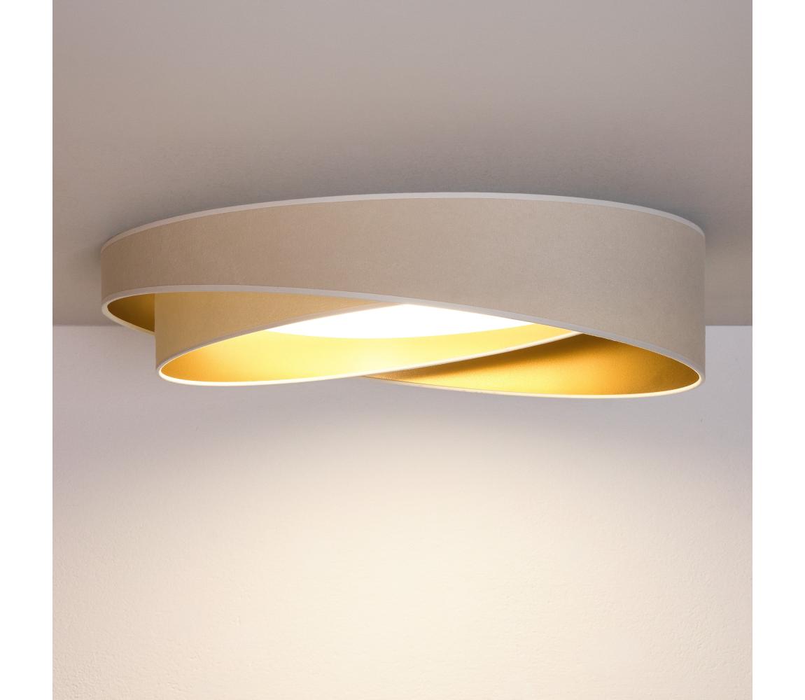 BRILAGI- LED Stropní svítidlo VELVET TWIST LED/24W/230V 4000K pr. 55 cm bílá/zl. 8590828043751