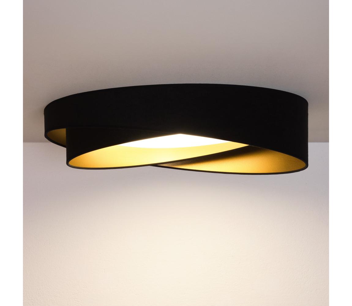 BRILAGI- LED Stropní svítidlo VELVET TWIST LED/24W/230V 4000K pr. 55 cm čer./zl. 8590828043768