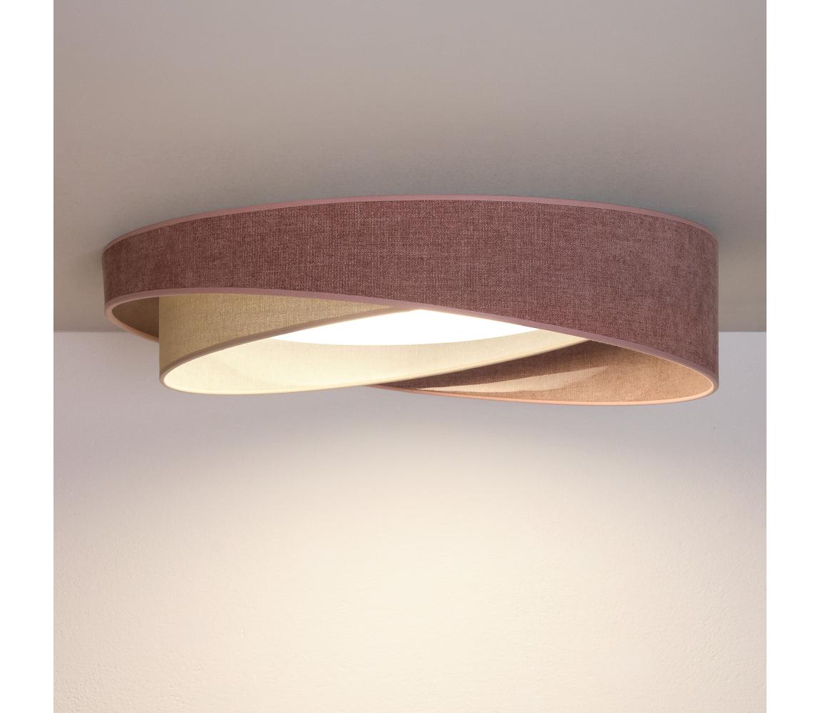 BRILAGI- LED Stropní svítidlo VELVET TWIST LED/24W/230V 4000K pr. 55 cm růž./kr. 8590828043874