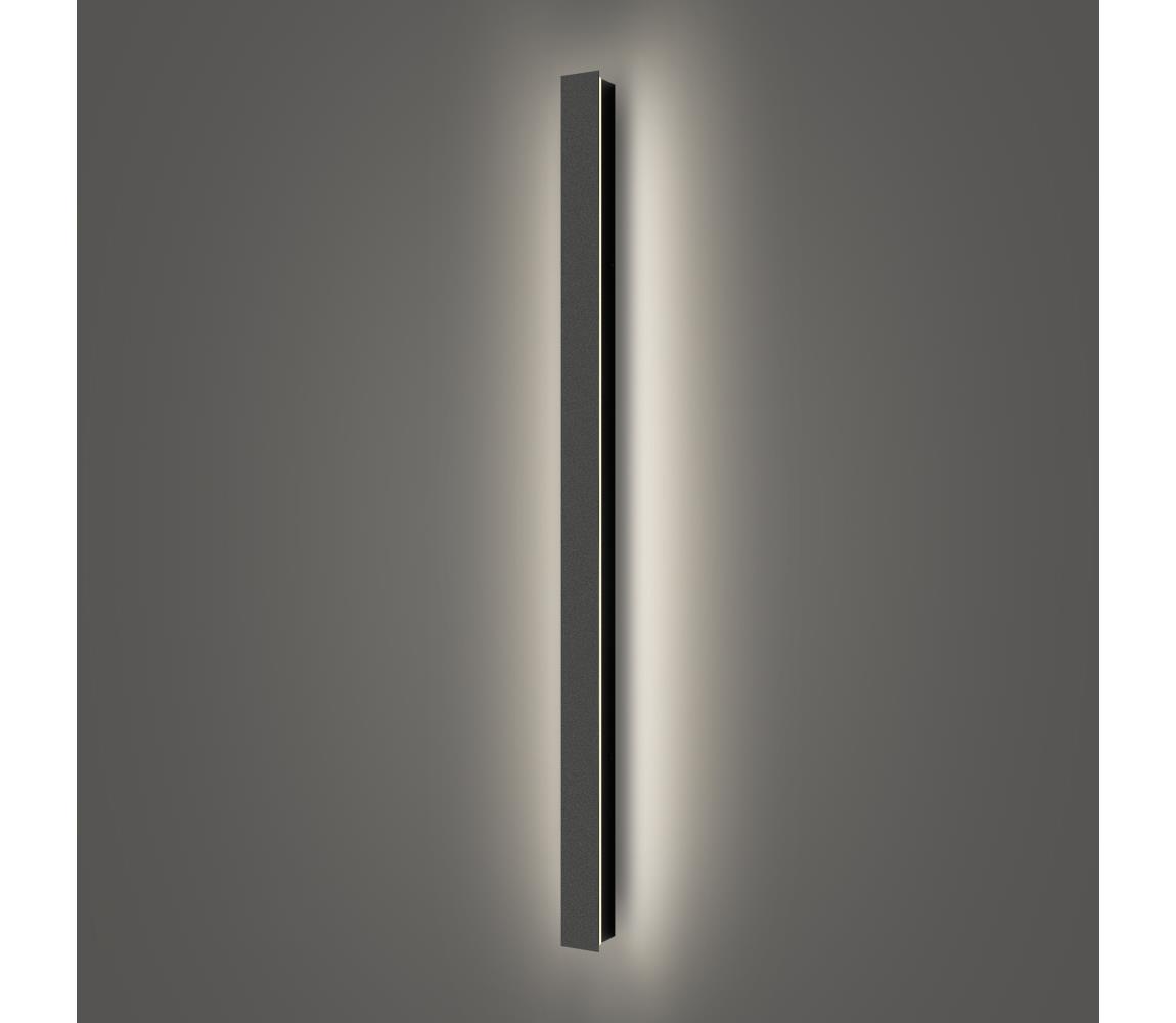 Brilagi - LED Venkovní nástěnné svítidlo LINEAR LED/22W/230V 4000K IP65 černá BRI285