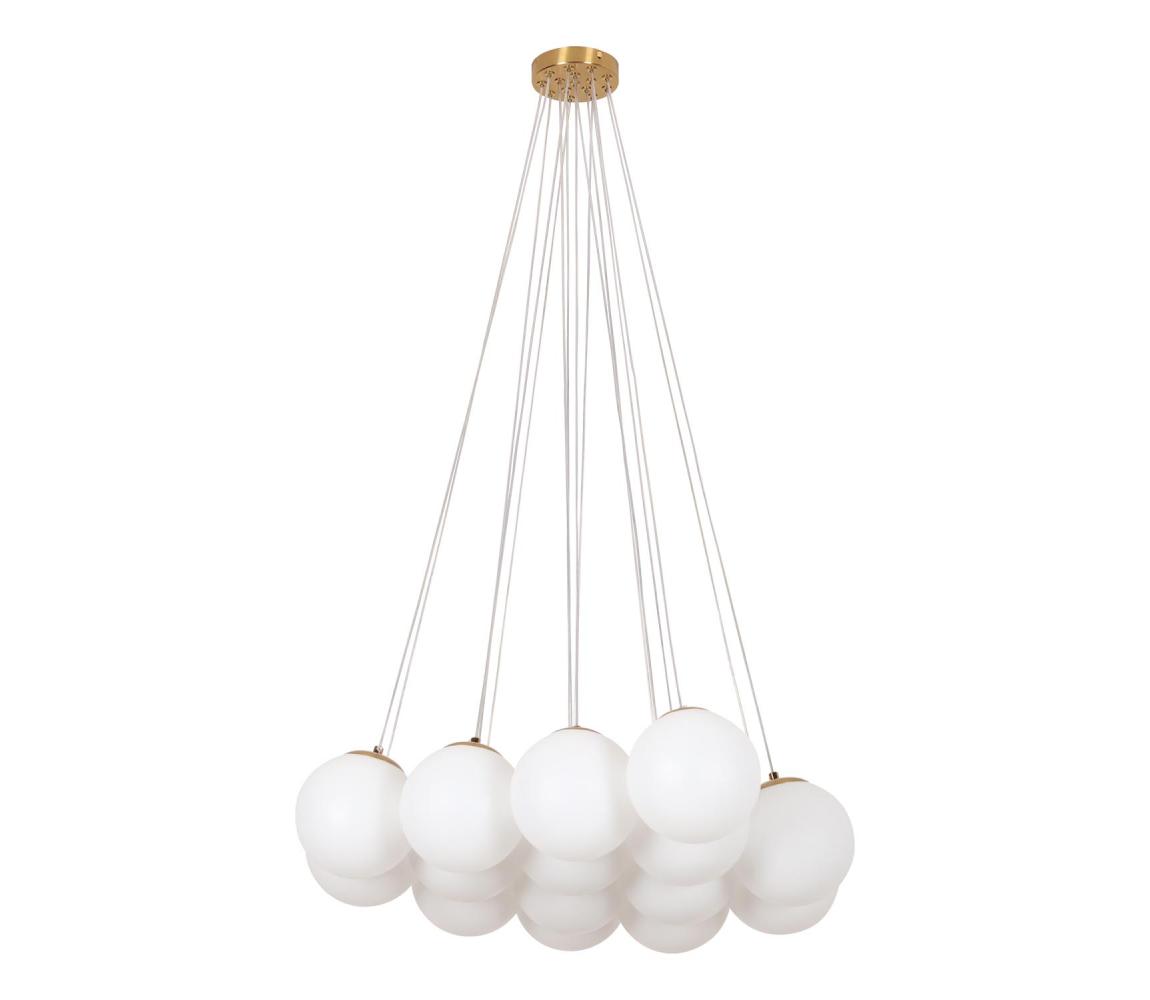Brilagi - Lustr na lanku GLOBE 15xE14/15W/230V bílá BRLC3327