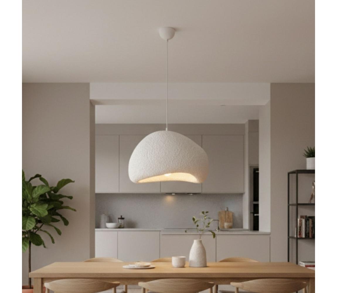 Brilagi - Lustr na lanku WABI SABI 1xE27/40W/230V pr. 50 cm bílá 118OPV1209