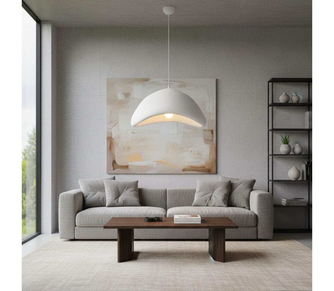 Brilagi - Lustr na lanku WABI SABI 1xE27/40W/230V pr. 52 cm bílá 739SBR1128