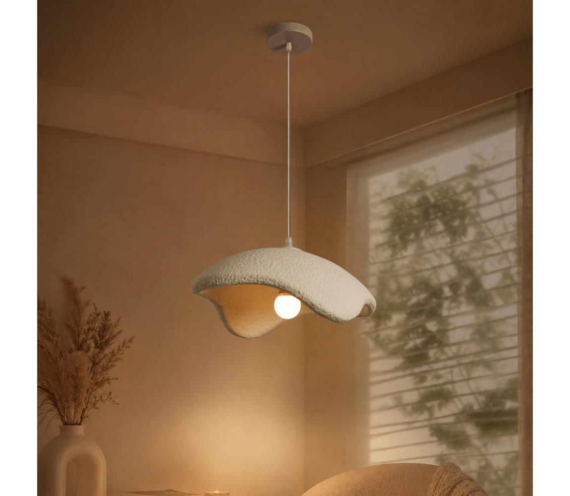 BRILAGI - Lustr na lanku WABI SABI 1xE27/60W/230V pr. 40 cm bílá BRI1119