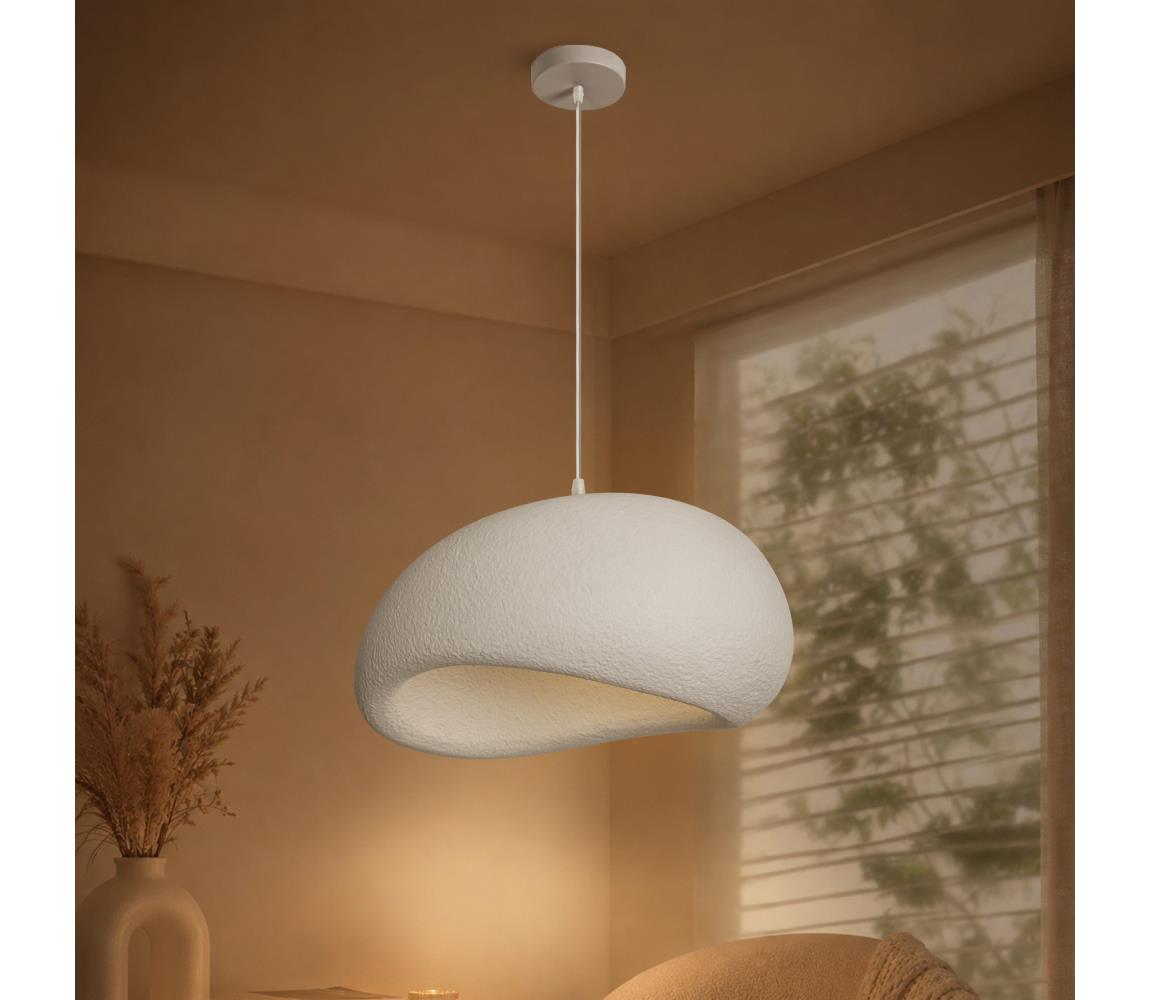 BRILAGI - Lustr na lanku WABI SABI 1xE27/60W/230V pr. 50 cm bílá BRI1004