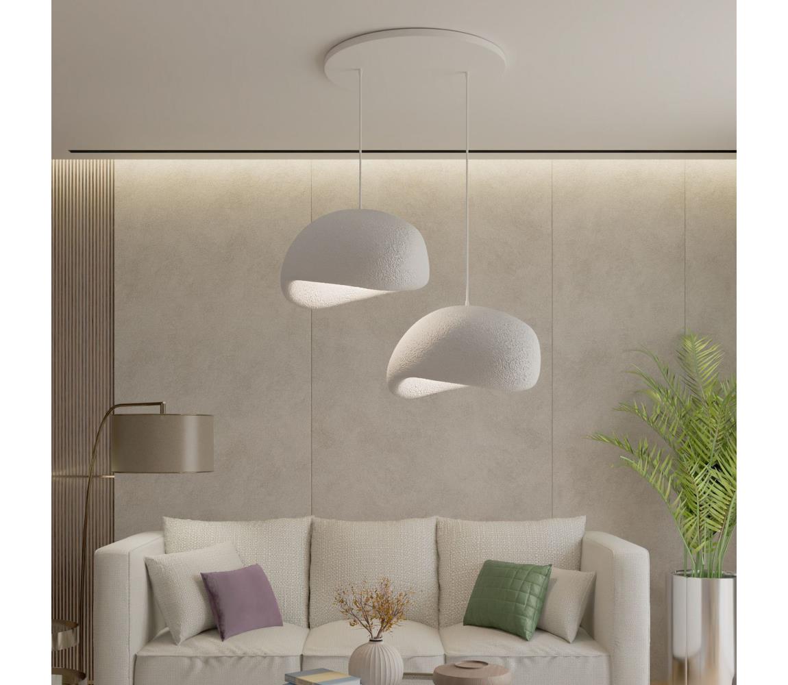 Brilagi - Lustr na lanku WABI SABI 2xE27/40W/230V pr. 60 cm bílá 422WBL1107