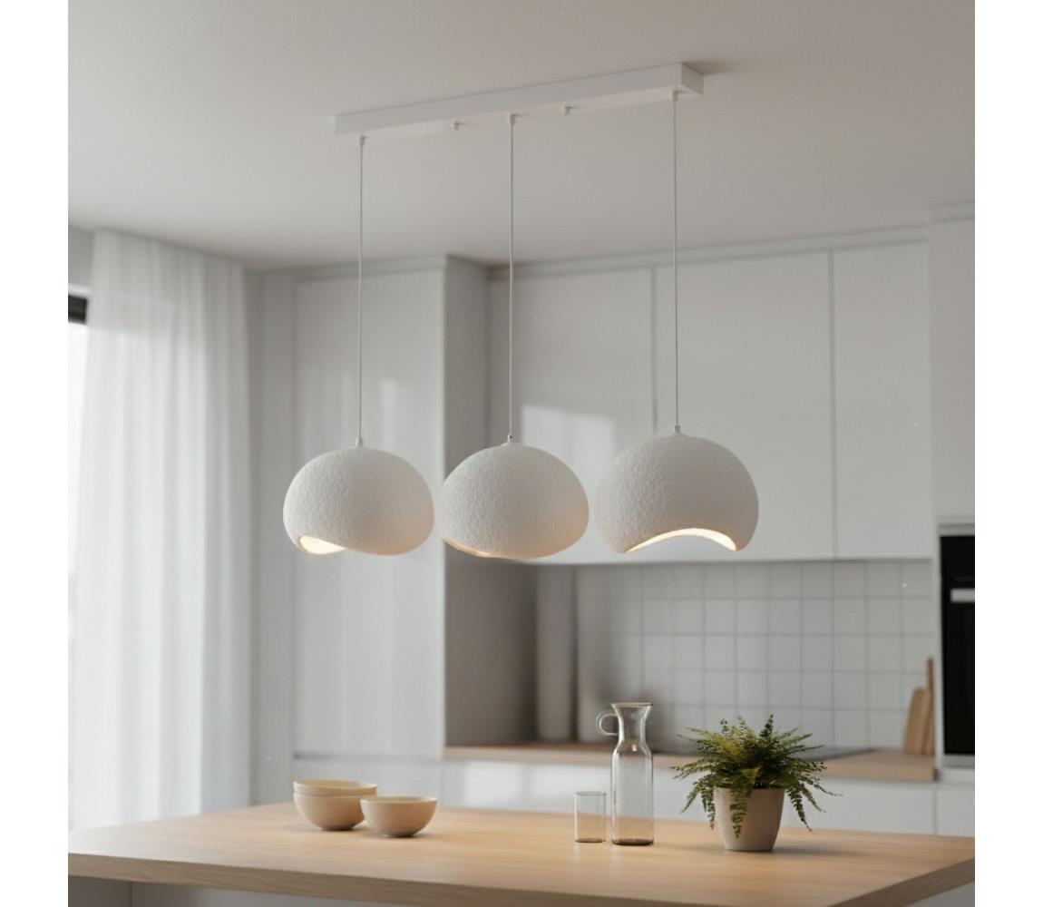 Brilagi - Lustr na lanku WABI SABI 3xE27/40W/230V bílá 118OPV2624