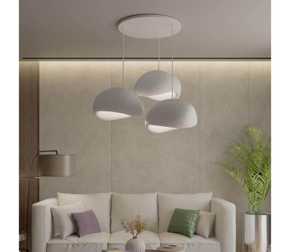 Brilagi - Lustr na lanku WABI SABI 3xE27/40W/230V pr. 60 cm bílá 422WBL1110