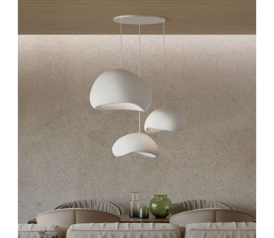 Brilagi - Lustr na lanku WABI SABI 3xE27/40W/230V pr. 76 cm bílá 422WBL1119