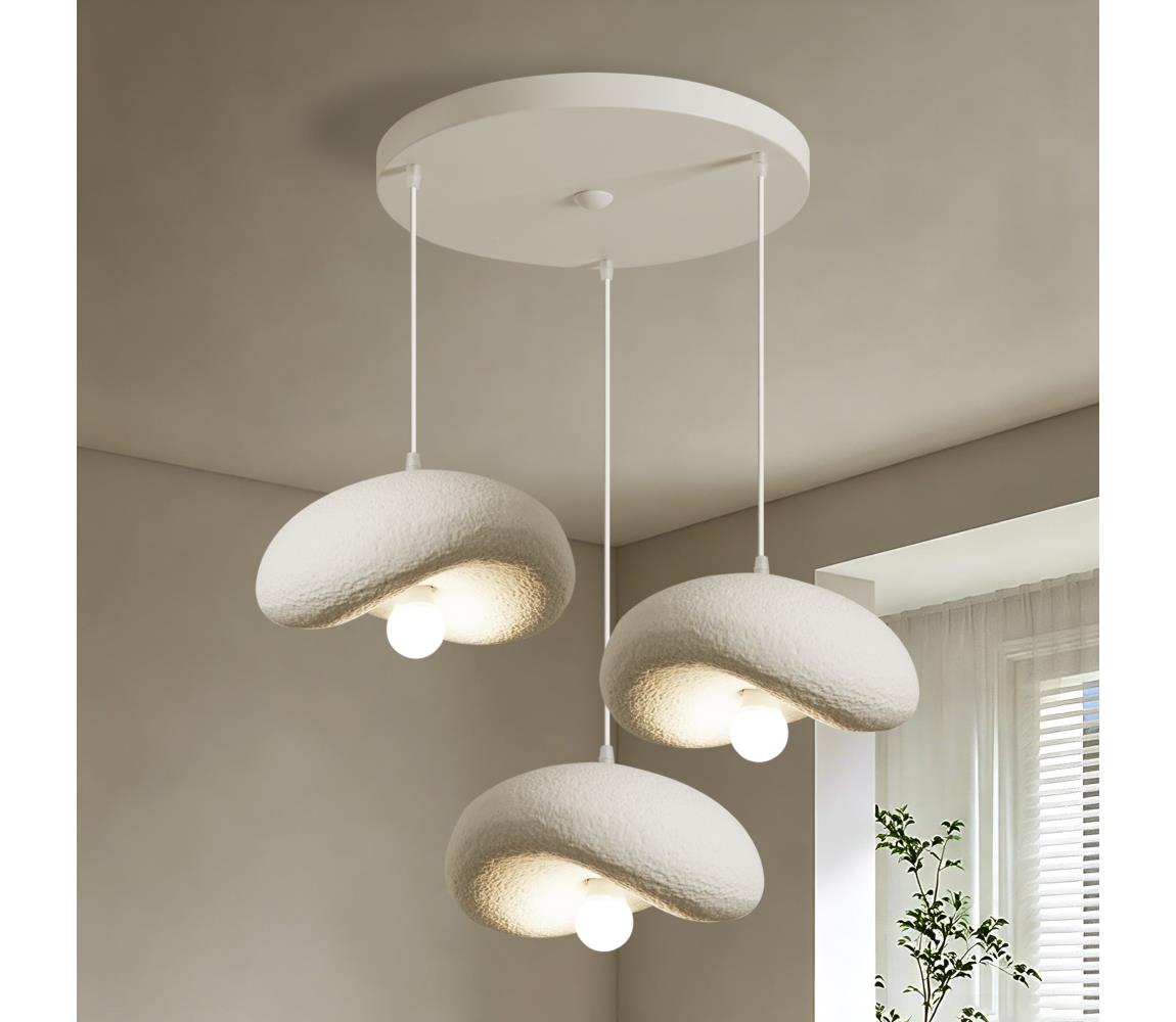 BRILAGI - Lustr na lanku WABI SABI 3xE27/60W/230V bílá BRI1108