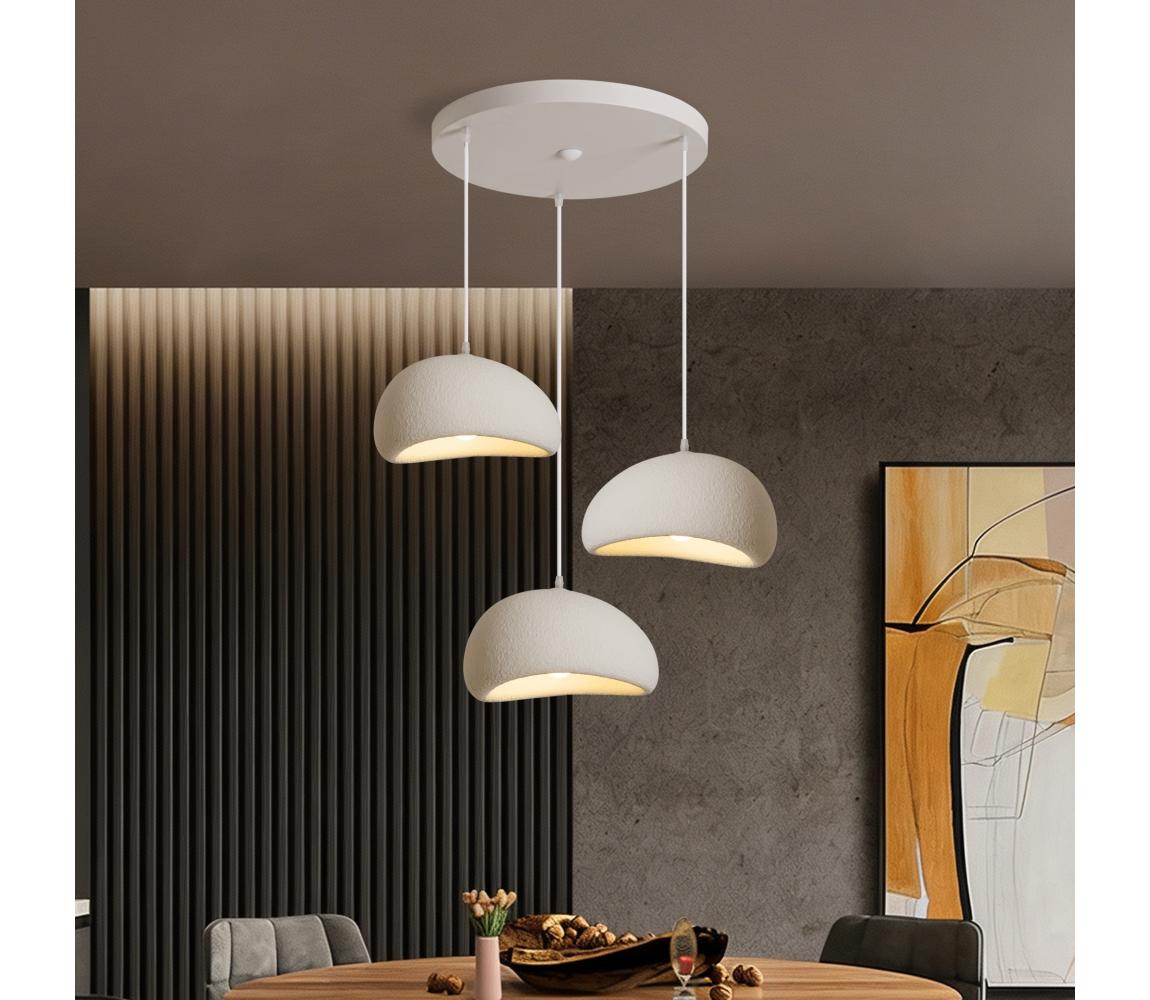 BRILAGI - Lustr na lanku WABI SABI 3xE27/60W/230V bílá BRI997