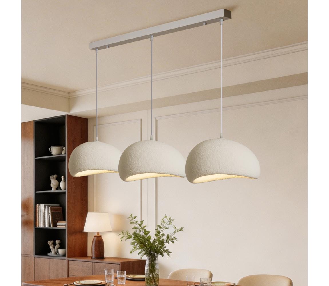 BRILAGI - Lustr na lanku WABI SABI 3xE27/60W/230V bílá BRI998