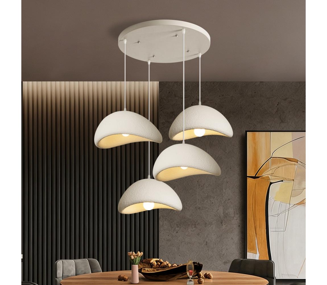 BRILAGI - Lustr na lanku WABI SABI 4xE27/60W/230V bílá BRI1007