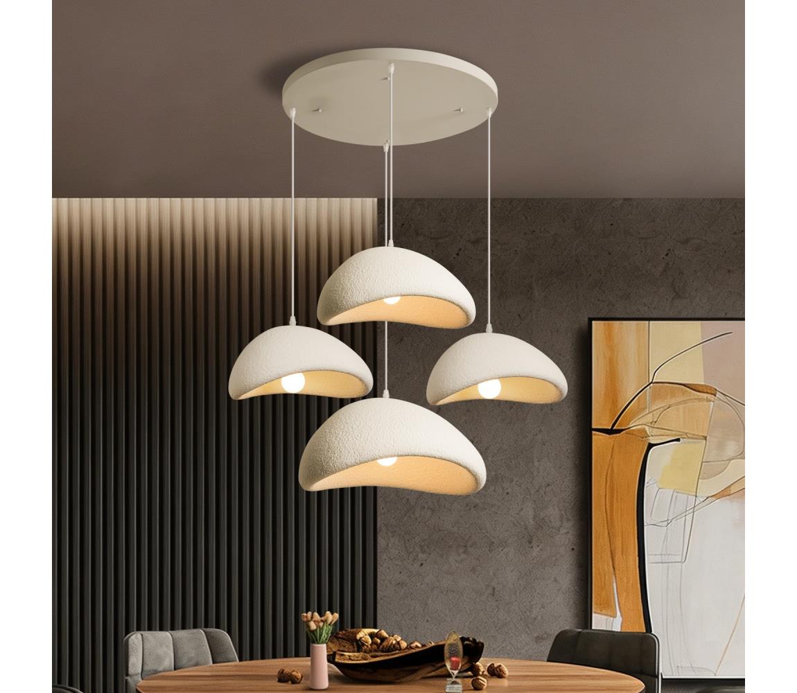 BRILAGI - Lustr na lanku WABI SABI 4xE27/60W/230V bílá BRI1008
