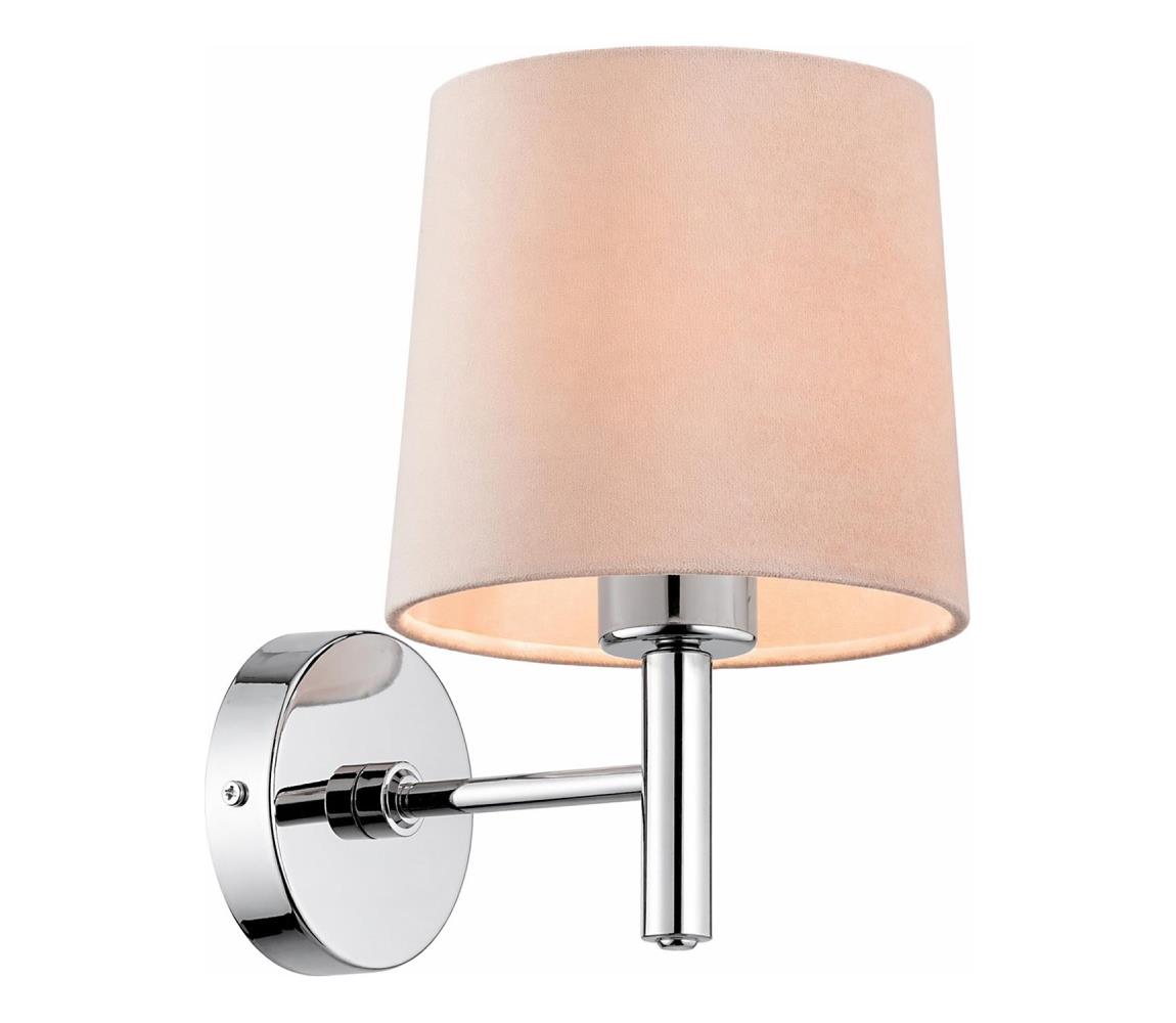 BRILAGI - Nástěnné svítidlo MONTE 1xE27/60W/230V béžová/lesklý chrom 8590828053491
