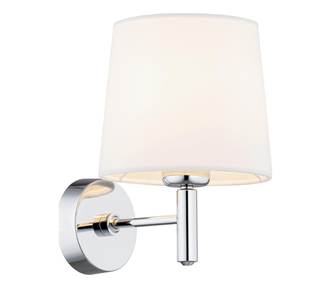 Brilagi - Nástěnné svítidlo MONTE 1xE27/60W/230V krémová/lesklý chrom 8590828053460