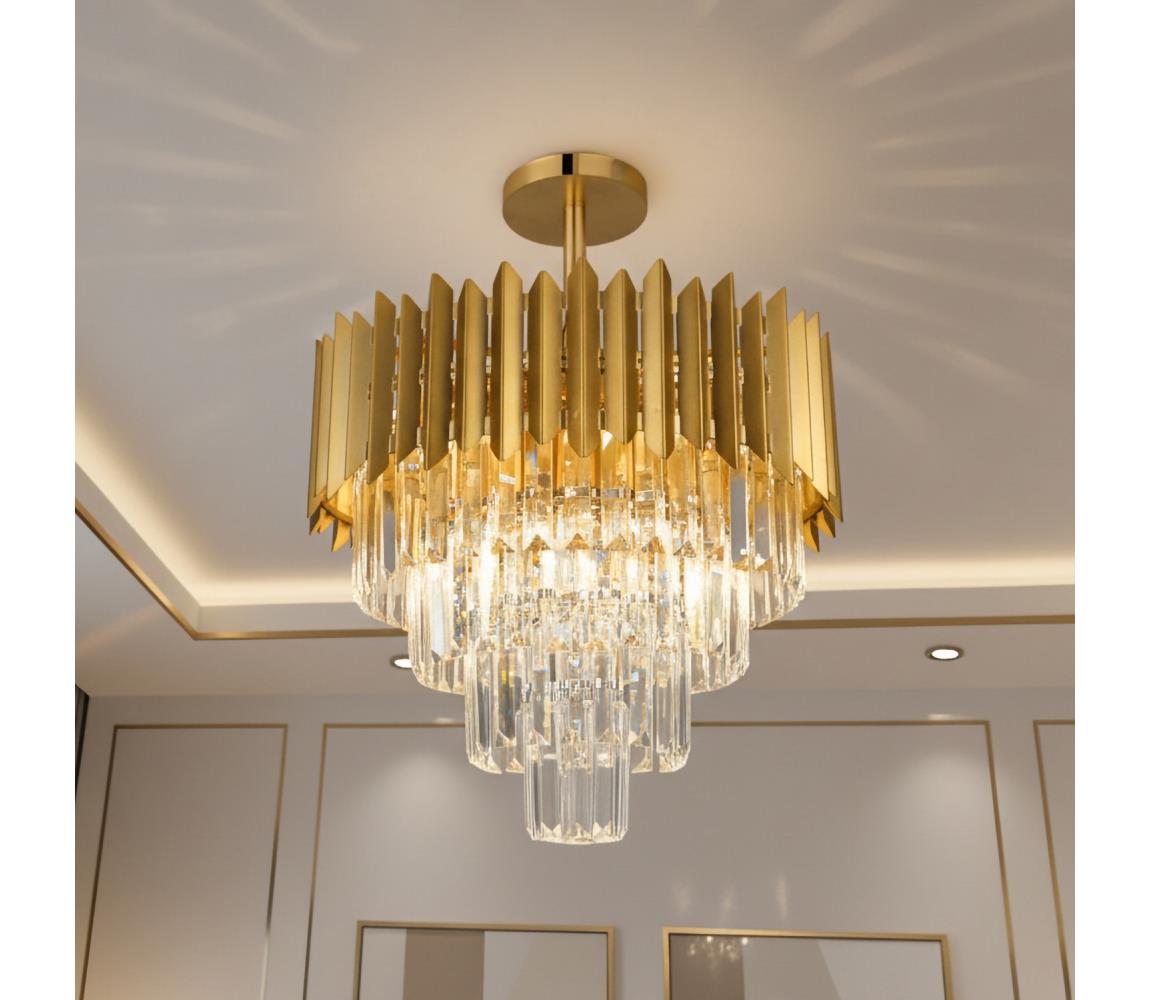 Brilagi - Přisazený lustr CRISTAL 5xE14/40W/230V pr. 43 cm BG72419