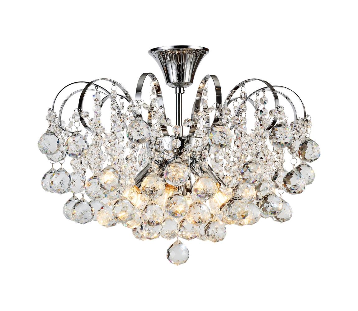 Brilagi - Přisazený lustr CRYSTAL 6xE14/60W/230V lesklý chrom BG71304