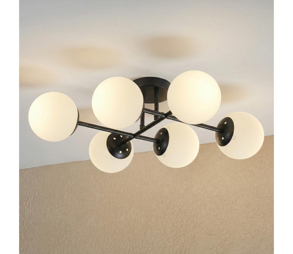 Brilagi - Přisazený lustr MALONY 6xE14/20W/230V černá 8590828080411