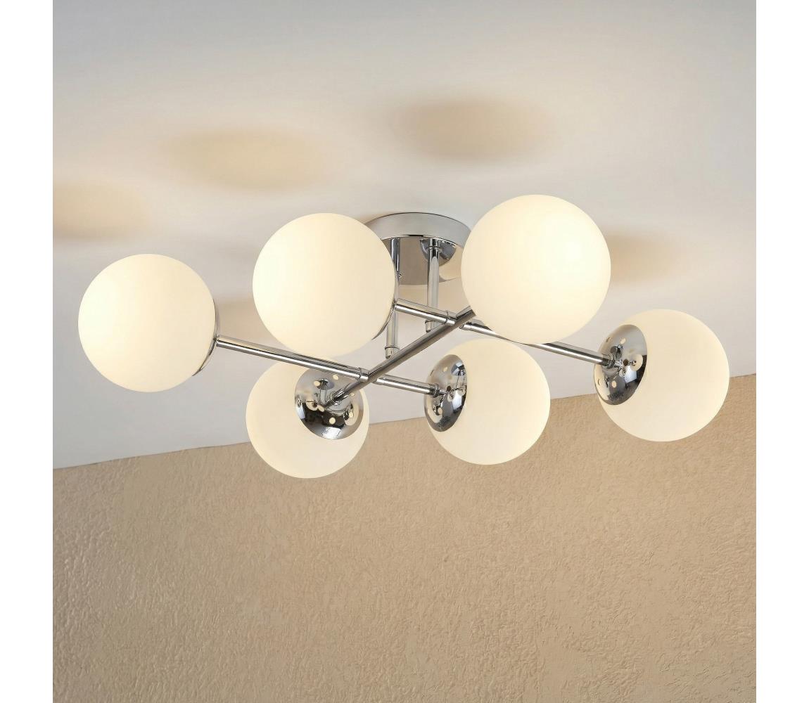 Brilagi - Přisazený lustr MALONY 6xE14/20W/230V lesklý chrom 8590828080381