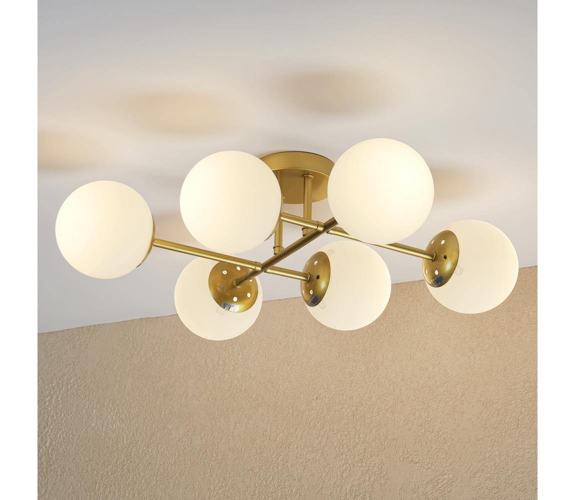Brilagi - Přisazený lustr MALONY 6xE14/20W/230V zlatá 8590828080442