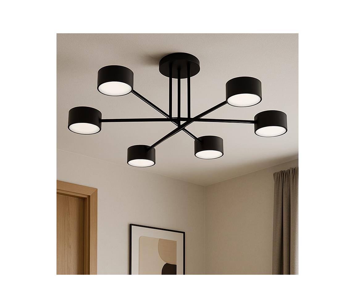 Brilagi - Přisazený lustr MONO 6xGX53/12W/230V černá 89-019B