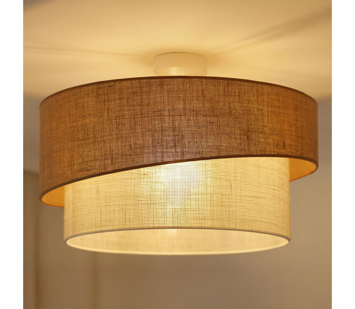 Brilagi - Přisazený lustr SHINE 1xE27/15W/230V pr. 50 cm béžová/krémová 609678