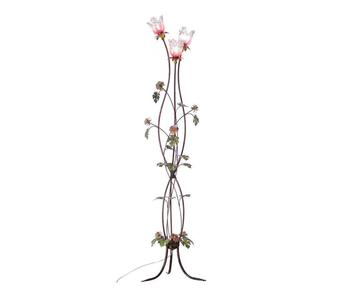 BRILAGI - Stojací lampa ROSALIA 3xE14/40W/230V pestrobarevná/bronzová/patina 8594220591230