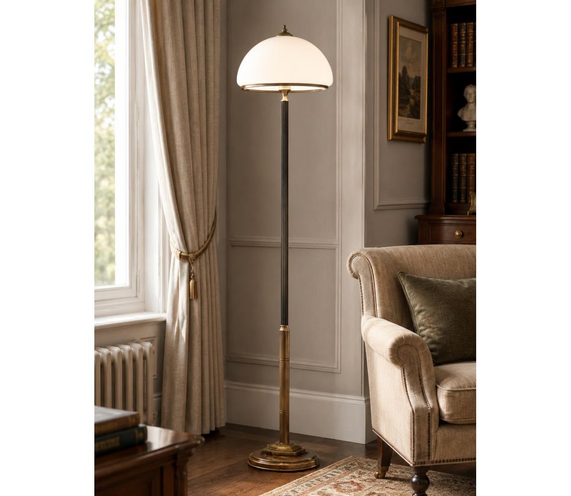 Brilagi - Stojací lampa TAURUS 2xE27/15W/230V bronz 2163