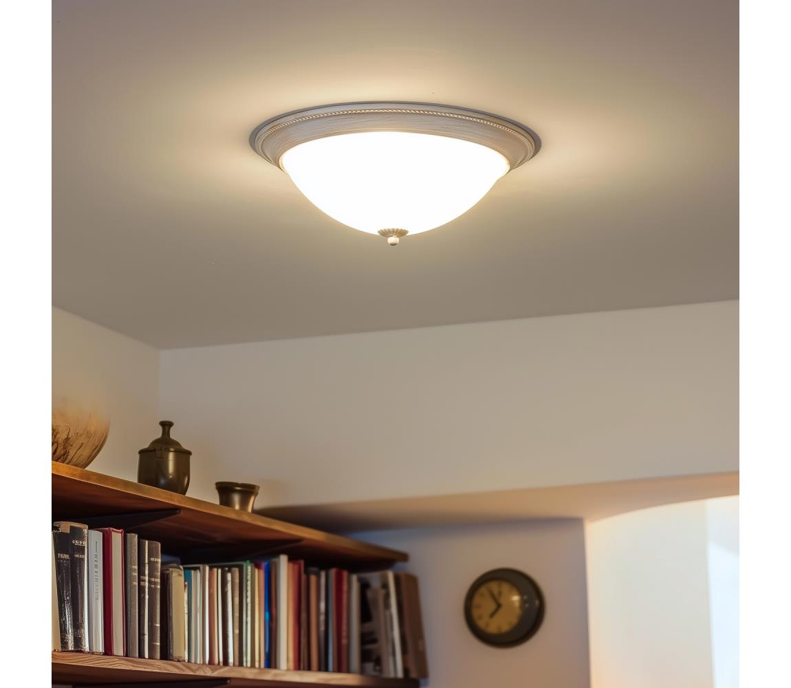Brilagi - Stropní svítidlo CLASSIC 3xE27/60W/230V krémová/patina BG71322
