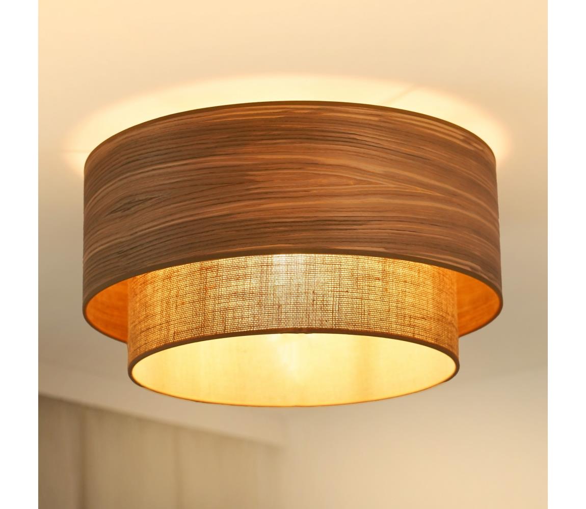 Brilagi - Stropní svítidlo MONTANA BOHO 1xE27/15W/230V pr. 45 cm hnědá 608428