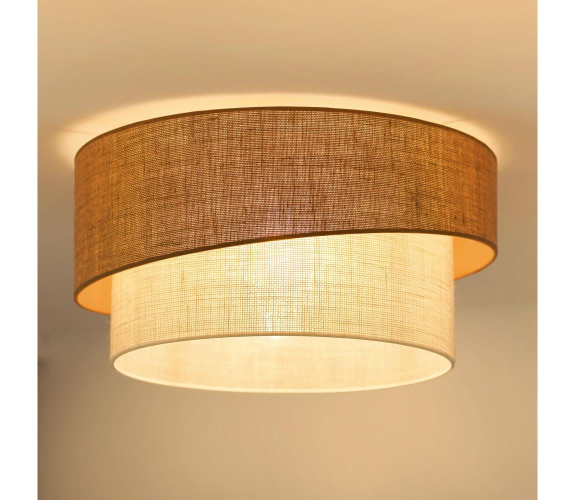 Brilagi - Stropní svítidlo SHINE 1xE27/15W/230V pr. 50 cm béžová/krémová 609685