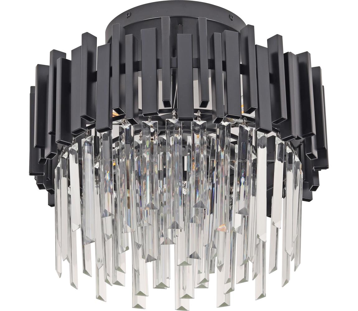 Brilagi - Stropní svítidlo VERVE 6xE14/40W/230V pr. 60 cm černá BRSL21016B
