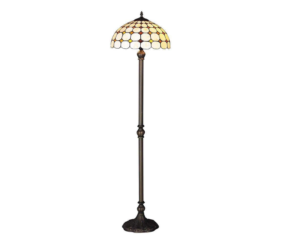 Brilagi - Tiffany vitrážová stojací lampa DORAN 2xE27/60W/230V 63002
