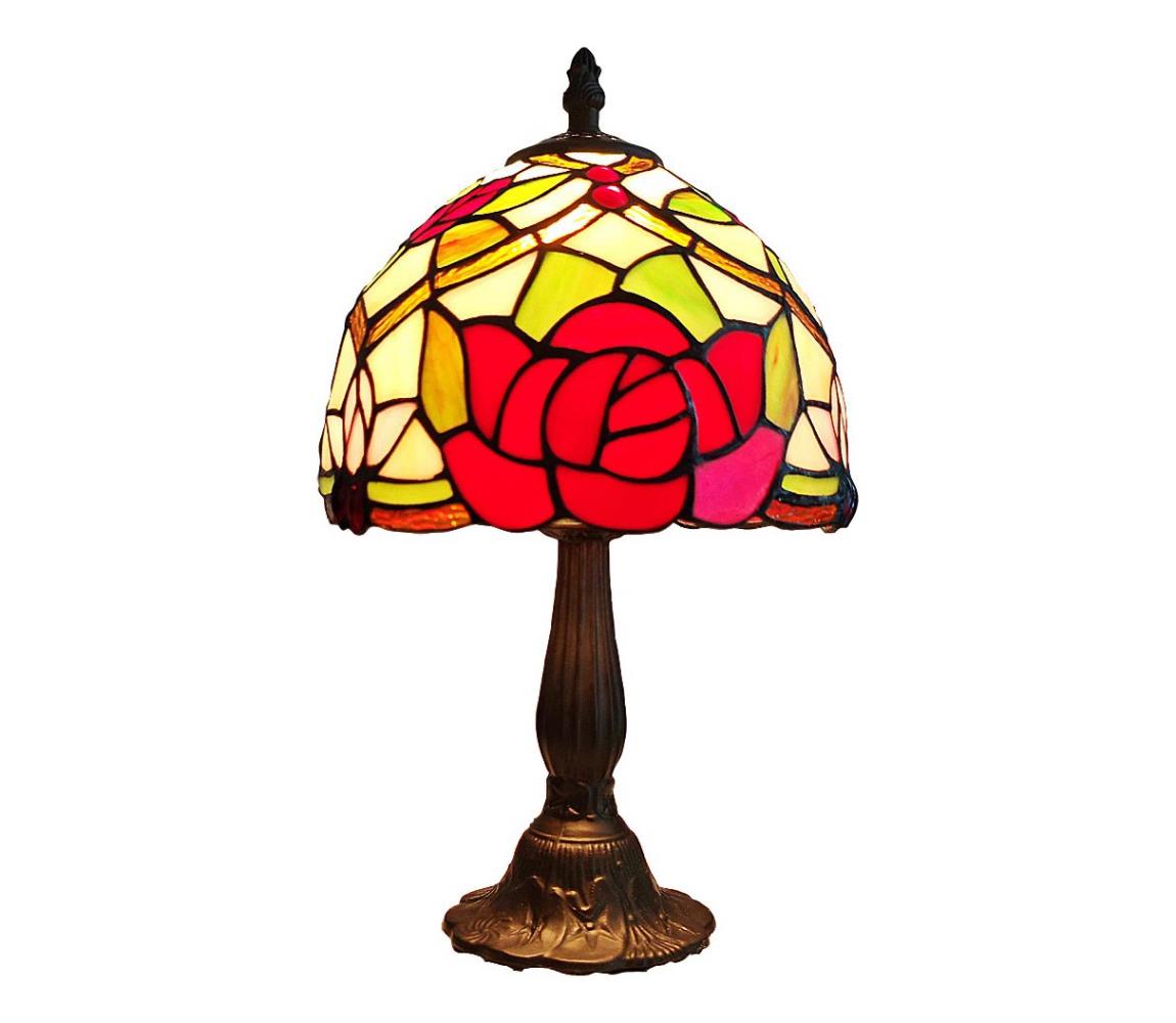 Brilagi - Tiffany vitrážová stolní lampa GARLAN 1xE14/40W/230V 63012