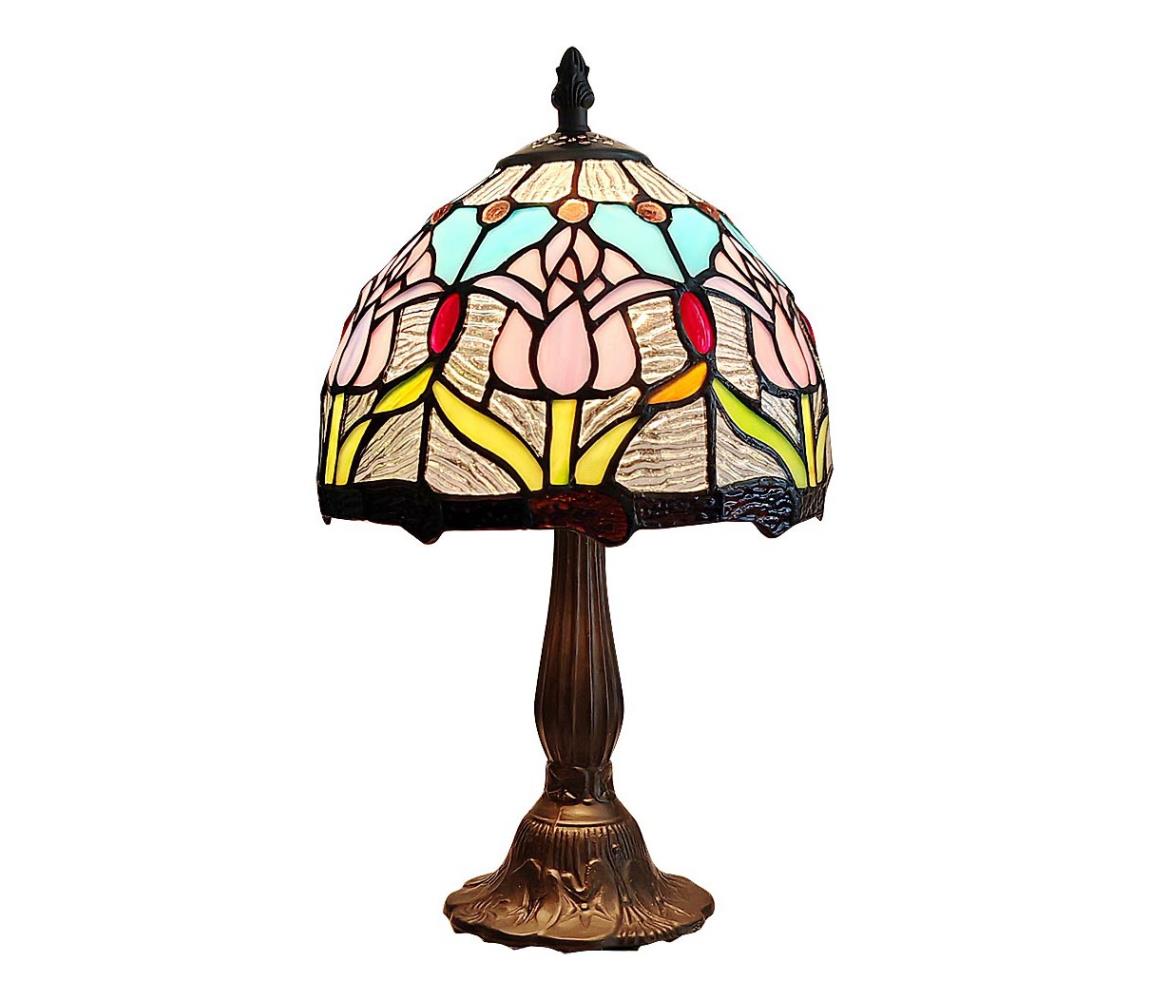 Brilagi - Tiffany vitrážová stolní lampa LORAS 1xE14/40W/230V 63006