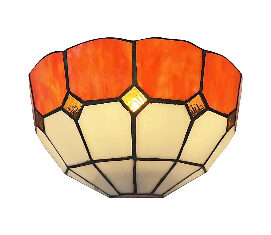 Brilagi - Tiffany vitrážové nástěnné svítidlo SIENNA 1xE14/40W/230V BRW-8008B
