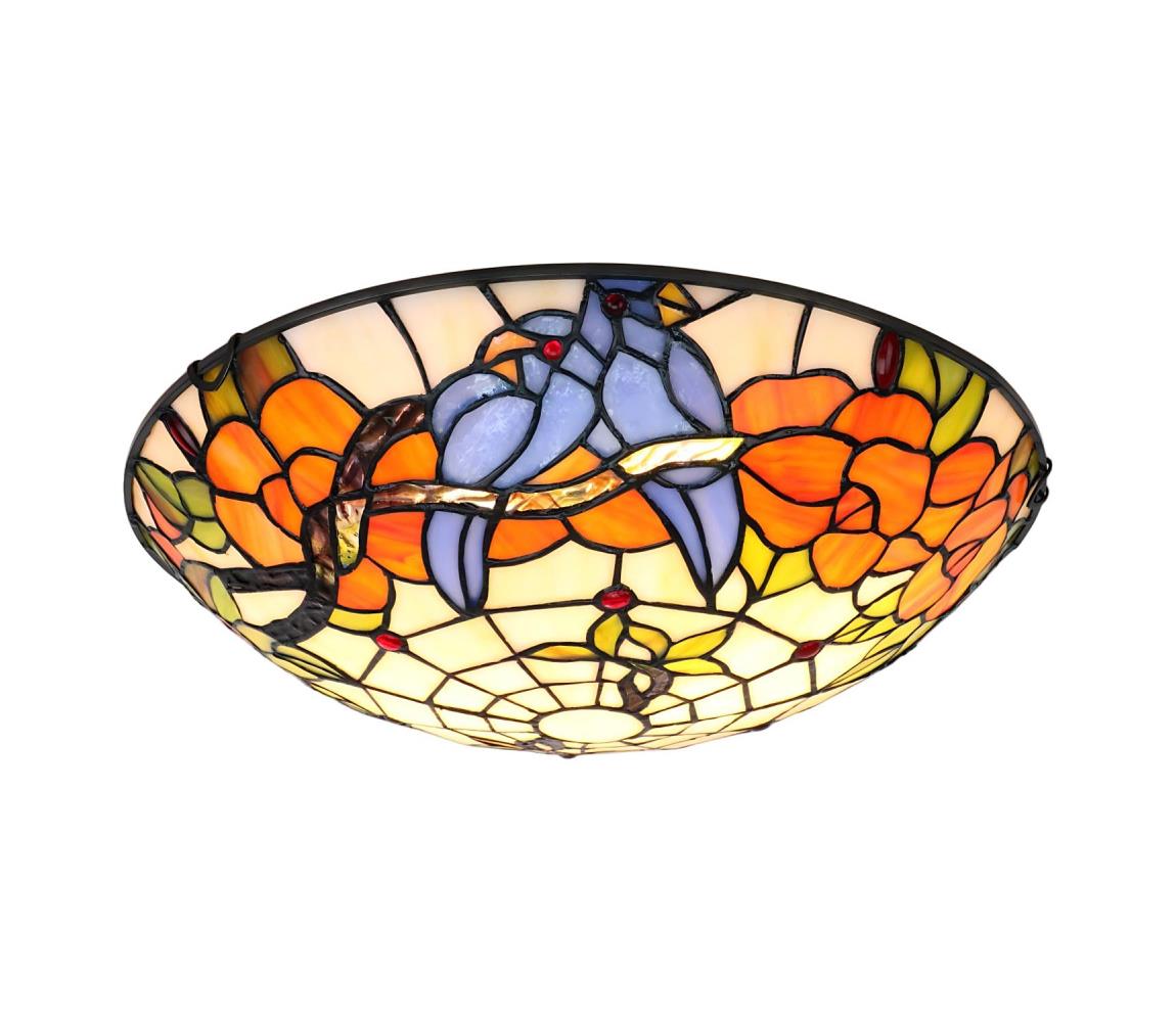 Brilagi - Tiffany vitrážové stropní svítidlo JUNGLE 2xE27/60W/230V pr. 40 cm BRC-12003