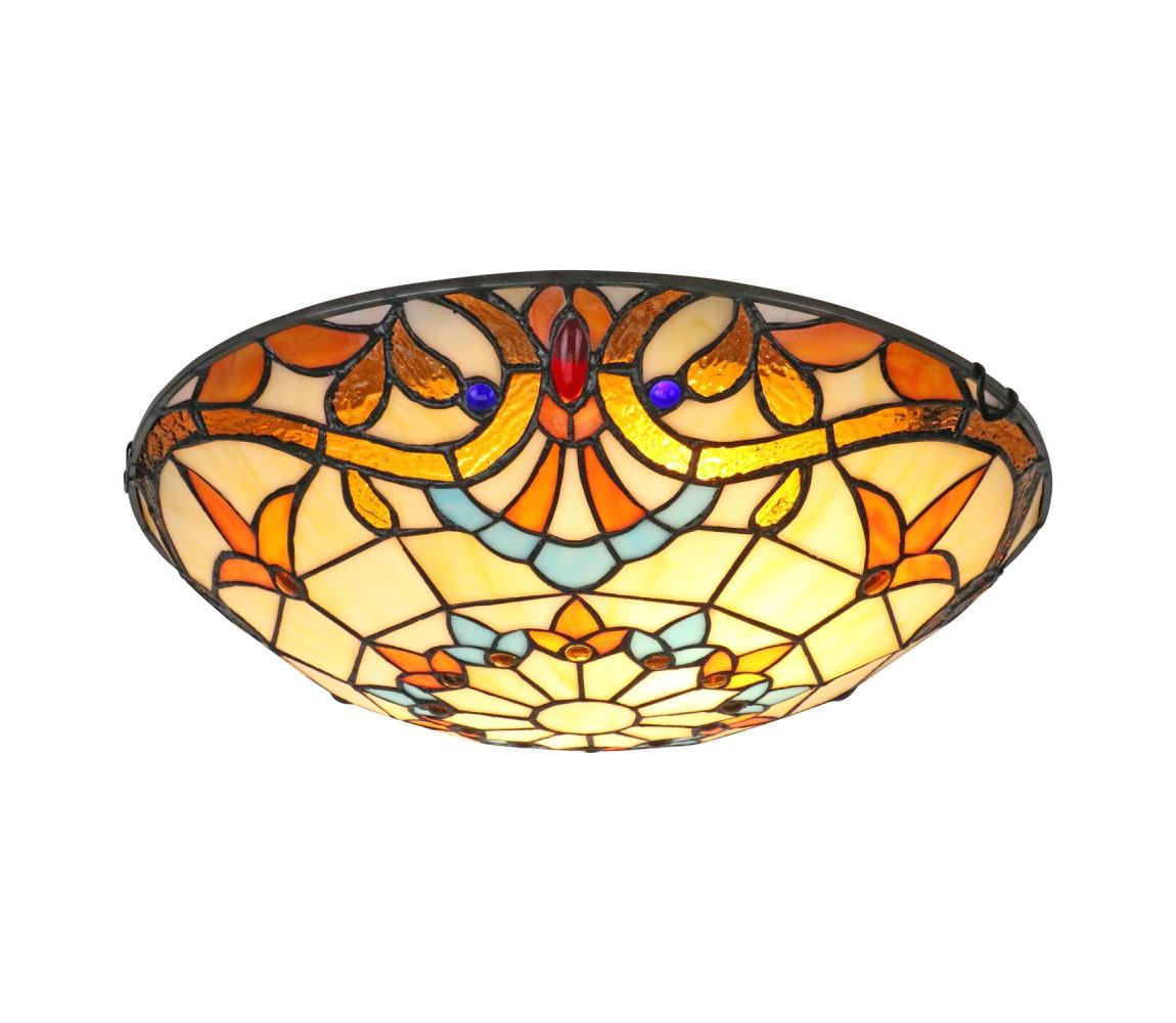 Brilagi - Tiffany vitrážové stropní svítidlo MIRABELLA 2xE27/60W/230V pr. 40 cm BRC-12028