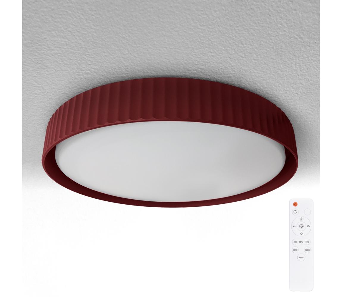 Brilagi-LED Stmívatelné stropní svítidlo LUCIA LED/60W/230V pr. 59 cm červená+DO WO800-OEM44-60